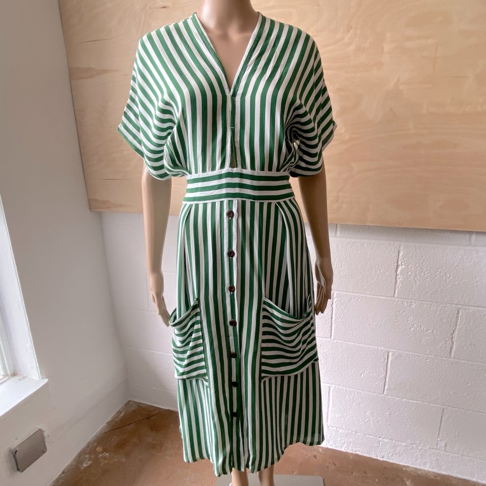 Faithfull the Brand Tie-Back Midi Dress